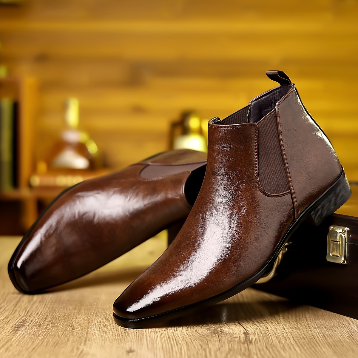 Botki Chelsea, skórzane botki, – Men Formal Wear With Boots recenzja i cena