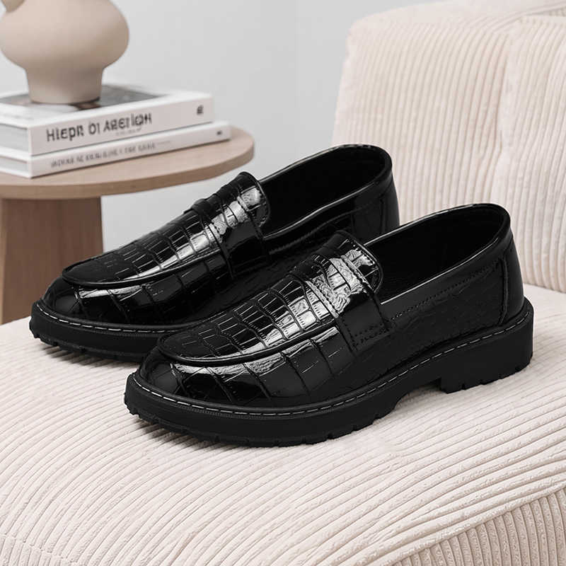Męskie buty, casualowe, w wzór – Formal Men Daily Wear Footwear recenzja i cena