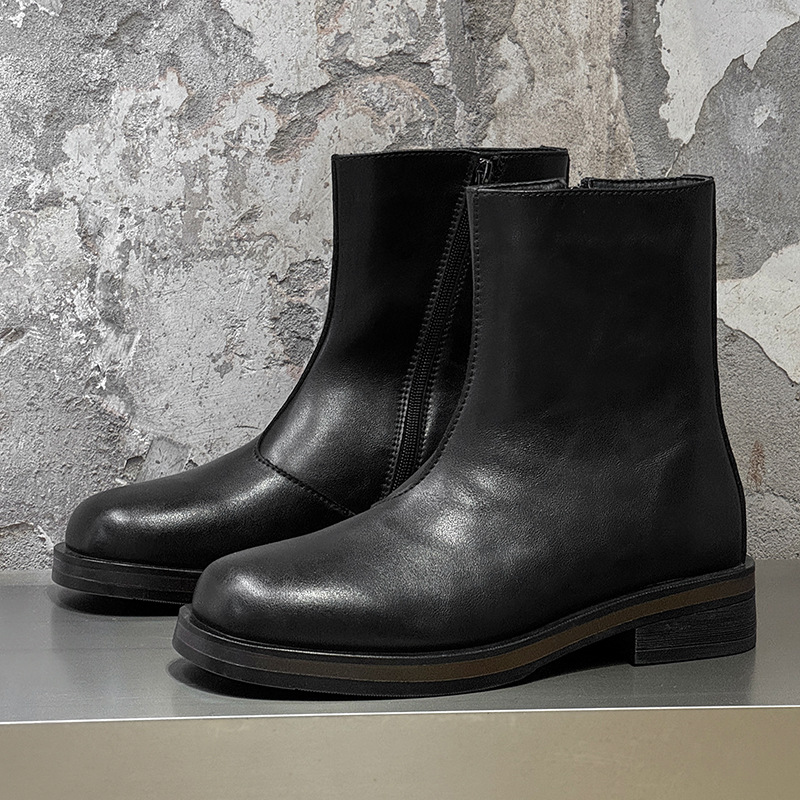 Męskie buty vintage, luksusowe – Men Formal Wear With Boots recenzja i cena